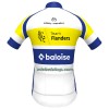 Wielershirt 2023 Flanders Baloise - Geel Blauw Wit